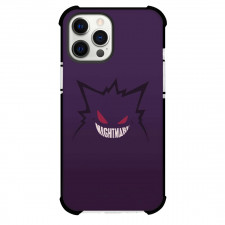 Pokemon Gengar Phone Case For iPhone Samsung Galaxy Pixel OnePlus Vivo Xiaomi Asus Sony Motorola Nokia - Gengar Minimalist Nightmare