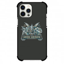 Pokemon Phone Case For iPhone Samsung Galaxy Pixel OnePlus Vivo Xiaomi Asus Sony Motorola Nokia - Iron Heads Grey Background