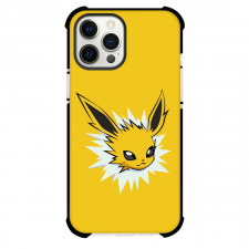 Pokemon Jolteon Phone Case For iPhone Samsung Galaxy Pixel OnePlus Vivo Xiaomi Asus Sony Motorola Nokia - Jolteon Head Portrait Yellow Background