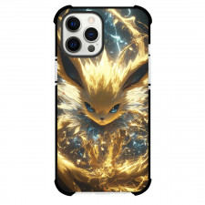 Pokemon Jolteon Phone Case For iPhone Samsung Galaxy Pixel OnePlus Vivo Xiaomi Asus Sony Motorola Nokia - Jolteon Realistic Art Electricity Background