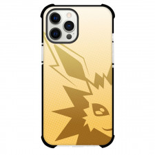 Pokemon Jolteon Phone Case For iPhone Samsung Galaxy Pixel OnePlus Vivo Xiaomi Asus Sony Motorola Nokia - Jolteon Silhouette Dot Matix