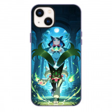 Pokemon Phone Case For iPhone Samsung Galaxy Pixel OnePlus Vivo Xiaomi Asus Sony Motorola Nokia - Pokemon Liko And Meowscarada On Moon Background