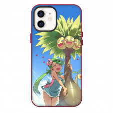 Pokemon Phone Case For iPhone Samsung Galaxy Pixel OnePlus Vivo Xiaomi Asus Sony Motorola Nokia - Pokemon Mallow And Exeggutor Hugging Illustration Art Poster