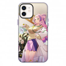 Pokemon Miriam Phone Case For iPhone Samsung Galaxy Pixel OnePlus Vivo Xiaomi Asus Sony Motorola Nokia - Pokemon Miriam Standing And Holding A Mug Illustration Art Poster