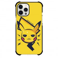 Pokemon Pikachu Phone Case For iPhone Samsung Galaxy Pixel OnePlus Vivo Xiaomi Asus Sony Motorola Nokia - Pikachu Face Icon Yellow Background