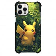 Pokemon Pikachu Phone Case For iPhone Samsung Galaxy Pixel OnePlus Vivo Xiaomi Asus Sony Motorola Nokia - Pikachu In The Forest Illustration