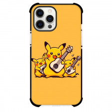 Pokemon Pikachu Phone Case For iPhone Samsung Galaxy Pixel OnePlus Vivo Xiaomi Asus Sony Motorola Nokia - Pikachu Playing Guitar Chibi Art