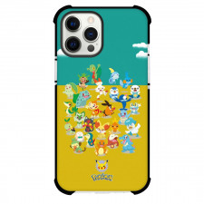 Pokemon Phone Case For iPhone Samsung Galaxy Pixel OnePlus Vivo Xiaomi Asus Sony Motorola Nokia - Pokemon Character Series Blue Yellow Background