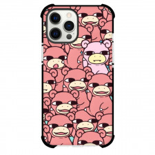 Pokemon Slowpoke Phone Case For iPhone Samsung Galaxy Pixel OnePlus Vivo Xiaomi Asus Sony Motorola Nokia - Slowpoke Pattern Art Wallpaper