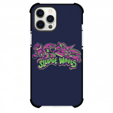 Pokemon Phone Case For iPhone Samsung Galaxy Pixel OnePlus Vivo Xiaomi Asus Sony Motorola Nokia - Sludge Waves Logo Blue Background