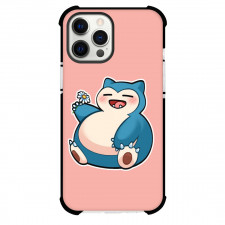 Pokemon Snorlax Phone Case For iPhone Samsung Galaxy Pixel OnePlus Vivo Xiaomi Asus Sony Motorola Nokia - Snorlax Hold Flower Chibi Art