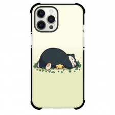Pokemon Phone Case For iPhone Samsung Galaxy Pixel OnePlus Vivo Xiaomi Asus Sony Motorola Nokia - Snorlax Sleeping on top of Pikachu