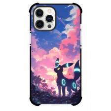 Pokemon Umbreon Phone Case For iPhone Samsung Galaxy Pixel OnePlus Vivo Xiaomi Asus Sony Motorola Nokia - Umbreon Pink Blue Sky Anime Art