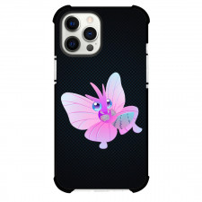 Pokemon Phone Case For iPhone Samsung Galaxy Pixel OnePlus Vivo Xiaomi Asus Sony Motorola Nokia - Venomoth 3d Art Black Background