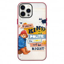 Paddington Phone Case For iPhone Samsung Galaxy Pixel OnePlus Vivo Xiaomi Asus Sony Motorola Nokia - Paddington If You Are Kind And Polite The World Will Be Right Poster