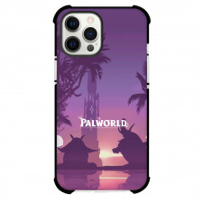 Video Game Palworld Phone Case For iPhone Samsung Galaxy Pixel OnePlus Vivo Xiaomi Asus Sony Motorola Nokia - Palworld PreRelease Purple Tone Poster