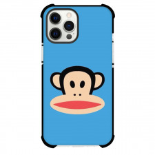 Paul Frank Phone Case For iPhone Samsung Galaxy Pixel OnePlus Vivo Xiaomi Asus Sony Motorola Nokia - Monkey with Blue Background Cartoon Art