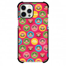 Paul Frank Phone Case For iPhone Samsung Galaxy Pixel OnePlus Vivo Xiaomi Asus Sony Motorola Nokia - Monkey with Pink Background Pattern Art