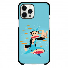 Paul Frank Phone Case For iPhone Samsung Galaxy Pixel OnePlus Vivo Xiaomi Asus Sony Motorola Nokia - Monkey with Shark Cartoon Art