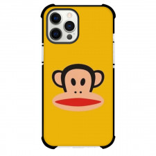 Paul Frank Phone Case For iPhone Samsung Galaxy Pixel OnePlus Vivo Xiaomi Asus Sony Motorola Nokia - Monkey with Yellow Background Cartoon Art