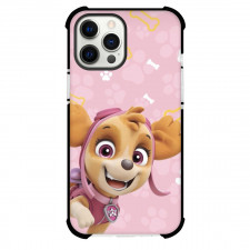Paw Patrol Skye Phone Case For iPhone And Samsung Galaxy Devices - Skye Portrait Pattern Art Background