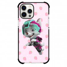 Paw Patrol Sweetie Phone Case For iPhone And Samsung Galaxy Devices - Sweetie Portrait Pattern Art Background