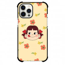 Peko and Poko Case For iPhone Samsung Galaxy Pixel OnePlus Vivo Xiaomi Asus Sony Motorola Nokia - Peko Face at the Center Flower Pattern Art