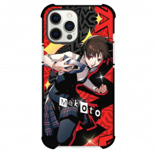 Persona 5 Makoto Niijima Case For iPhone Samsung Galaxy Pixel OnePlus Vivo Xiaomi Asus Sony Motorola Nokia - Makoto Niijima Holding Mask Left Punch