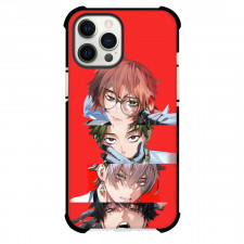 Phantom Busters Phone Case For iPhone Samsung Galaxy Pixel OnePlus Vivo Xiaomi Asus Sony Motorola Nokia - Phantom Busters Characters Face Illustration Art On Red Background