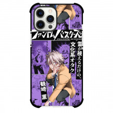 Phantom Busters Kaoru Kanzaki Phone Case For iPhone Samsung Galaxy Pixel OnePlus Vivo Xiaomi Asus Sony Motorola Nokia - Kaoru Kanzaki Sitting On Purple Background