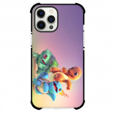 Pokemon Phone Case For iPhone Samsung Galaxy Pixel OnePlus Vivo Xiaomi Asus Sony Motorola Nokia - Bulbasaur Charmander And Squirtle Happy