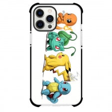 Pokemon Phone Case For iPhone Samsung Galaxy Pixel OnePlus Vivo Xiaomi Asus Sony Motorola Nokia - Charmander Bulbasaur Pikachu And Squirtle Pout