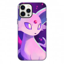 Pokemon Espeon Phone Case For iPhone Samsung Galaxy Pixel OnePlus Vivo Xiaomi Asus Sony Motorola Nokia - Espeon Portrait Graphic Art