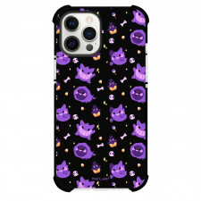 Pokemon Phone Case For iPhone Samsung Galaxy Pixel OnePlus Vivo Xiaomi Asus Sony Motorola Nokia - Ghost Element Pattern Black Background