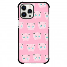 Pokemon Hufflepuff Phone Case For iPhone Samsung Galaxy Pixel OnePlus Vivo Xiaomi Asus Sony Motorola Nokia - Hufflepuff Pattern Pink Background