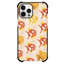 Pokemon Magikarp Phone Case For iPhone Samsung Galaxy Pixel OnePlus Vivo Xiaomi Asus Sony Motorola Nokia - Magikarp Pattern Beige Background