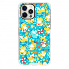 Pokemon Psyduck Phone Case For iPhone Samsung Galaxy Pixel OnePlus Vivo Xiaomi Asus Sony Motorola Nokia - Psyduck Pattern Water Background