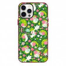 Pokemon Shaymin Phone Case For iPhone Samsung Galaxy Pixel OnePlus Vivo Xiaomi Asus Sony Motorola Nokia - Shaymin Pattern Grass Background