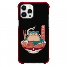 Pokemon Snorlax Phone Case For iPhone Samsung Galaxy Pixel OnePlus Vivo Xiaomi Asus Sony Motorola Nokia - Snorlax Ramen Cartoon Art