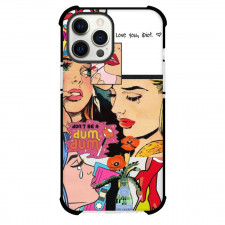 Pop Art Pattern Case For iPhone Samsung Galaxy Pixel OnePlus Vivo Xiaomi Asus Sony Motorola Nokia - Dont Be a Dum Dum Women Crying