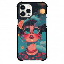 Pop Art Pattern Case For iPhone Samsung Galaxy Pixel OnePlus Vivo Xiaomi Asus Sony Motorola Nokia - Girl with Sunglasses in the Clouds