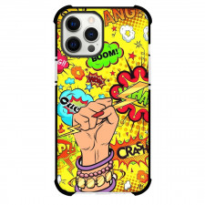 Pop Art Pattern Case For iPhone Samsung Galaxy Pixel OnePlus Vivo Xiaomi Asus Sony Motorola Nokia - Hand Holding Electric Icon
