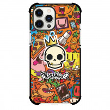 Pop Art Pattern Case For iPhone Samsung Galaxy Pixel OnePlus Vivo Xiaomi Asus Sony Motorola Nokia - Skull Crown Nickelodeon Cartoon