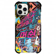 Pop Art Pattern Case For iPhone Samsung Galaxy Pixel OnePlus Vivo Xiaomi Asus Sony Motorola Nokia - Space Hardrock Japanses Font