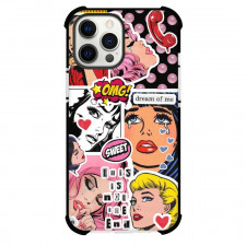 Pop Art Pattern Case For iPhone Samsung Galaxy Pixel OnePlus Vivo Xiaomi Asus Sony Motorola Nokia - This is Not the End Crying on the Phone