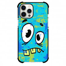 Pop Art Pattern Case For iPhone Samsung Galaxy Pixel OnePlus Vivo Xiaomi Asus Sony Motorola Nokia - Three Teeth Splat Blue Background
