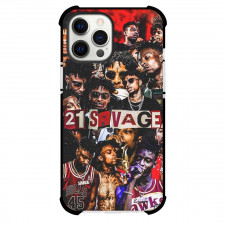 21 Savage Phone Case For iPhone Samsung Galaxy Pixel OnePlus Vivo Xiaomi Asus Sony Motorola Nokia - 21 Savage Collage Poster