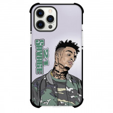 21 Savage Phone Case For iPhone And Samsung Galaxy - 21 Savage Side Portrait Sketch Art