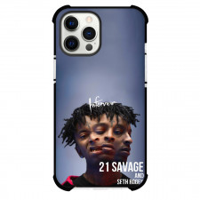 21 Savage Phone Case For iPhone Samsung Galaxy Pixel OnePlus Vivo Xiaomi Asus Sony Motorola Nokia - 21 Savage Triple Faces Poster
