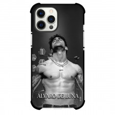 Alvaro De Luna Phone Case For iPhone Samsung Galaxy Pixel OnePlus Vivo Xiaomi Asus Sony Motorola Nokia - Alvaro De Luna Black And White Looks Up Poster